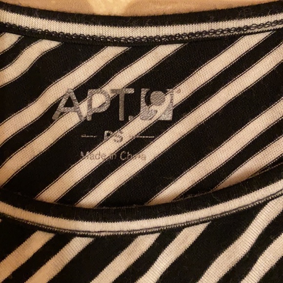 3 for $10! Apt 9 Striped Top - Picture 2 of 2